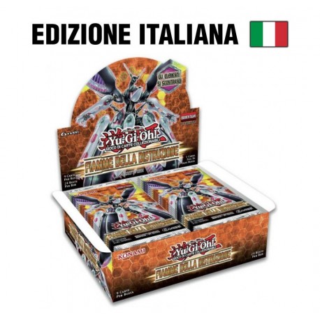 YUGIOH FIAMME DELLA DISTRUZIONE BOX 24 BUSTE KONAMI