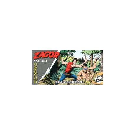 ZAGOR COLLANA DARKWOOD STRISCE AGGUATO DEGLI HURON n. 3