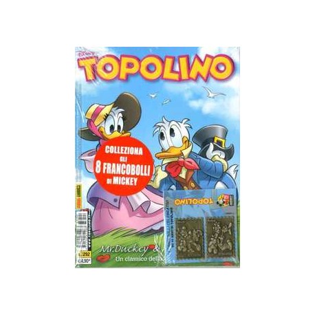 TOPOLINO CON FRANCOBOLLI n. 3292