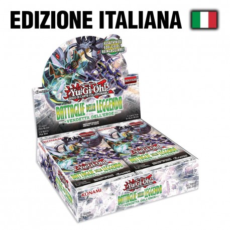 BUSTE YUGIOH BATTAGLIE LEGGENDA VENDETTA DELL'EROE BOX KONAMI