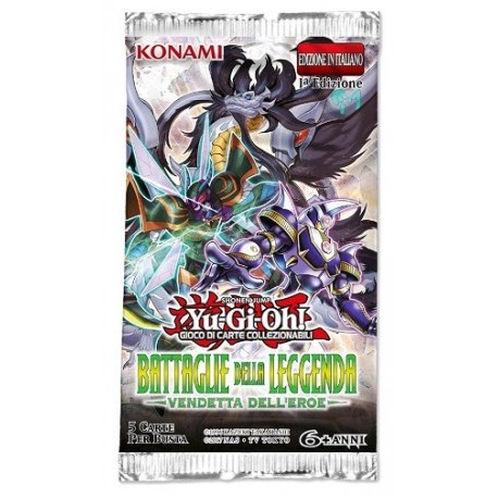 BUSTE YUGIOH BATTAGLIE LEGGENDA VENDETTA DELL'EROE KONAMI