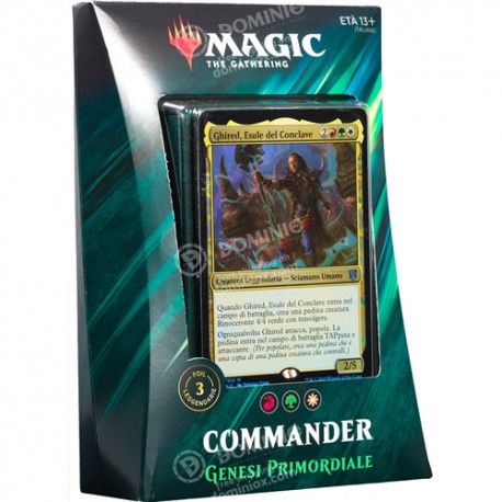 MAGIC MAZZI COMMANDER 2019 GENESI PRIMORDIALE HASBRO WIZARDS
