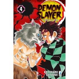 DEMON SLAYER KIMETSU NO YAIBA DI KOYOHARU GOTOUGE n. 4