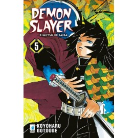 DEMON SLAYER KIMETSU NO YAIBA DI KOYOHARU GOTOUGE n. 5