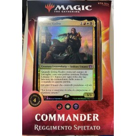 MAGIC MAZZI COMMANDER 2020 reggimento spietato HASBRO WIZARDS