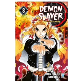 DEMON SLAYER KIMETSU NO YAIBA DI KOYOHARU GOTOUGE n. 8