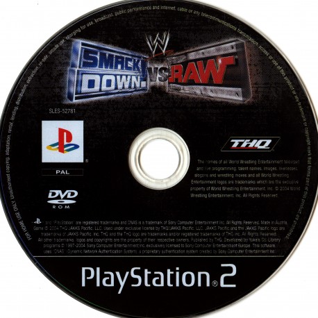 USATO SMACKDOWN VS RAW NO CUSTODIA PS2 USATO