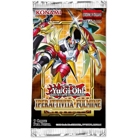 BUSTE DI YUGIOH IPERATTIVITA' FULMINE KONAMI