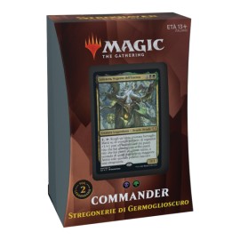 MAZZI DI MAGIC COMMANDER STREGONERIE DI GERMOGLIOSCURO NERO HASBRO WIZARDS