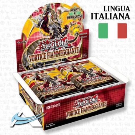 BUSTE DI YUGIOH VORTICE FIAMMEGGIANTE BOX KONAMI