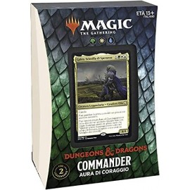 MAZZO MAGIC D e D COMMANDER AURA DI CORAGGIO HASBRO WIZARDS