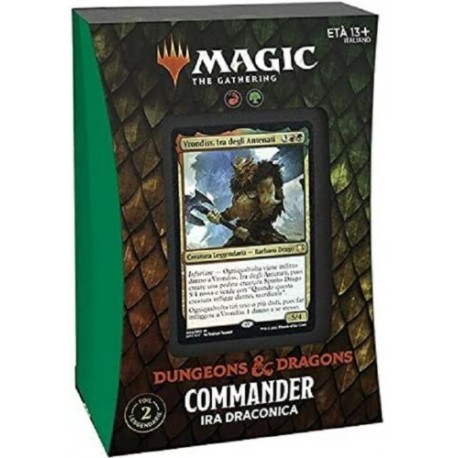 MAZZO MAGIC D e D COMMANDER IRA DRACONICA HASBRO WIZARDS