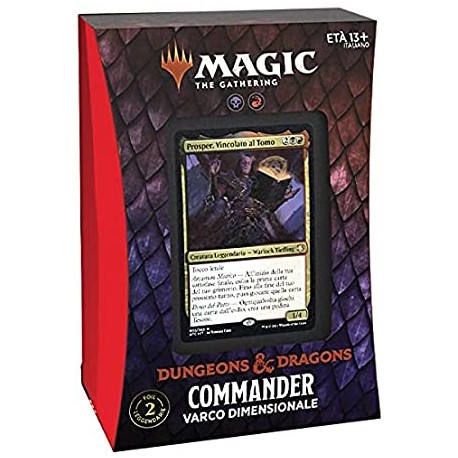 MAZZO MAGIC D e D COMMANDER VARCO DIMENSIONALE HASBRO WIZARDS