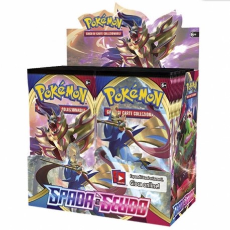 BUSTE POKEMON SPADA E SCUDO BOX POKèMON COMPANY