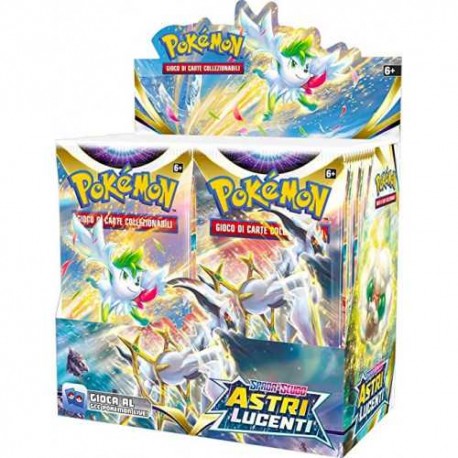 BUSTE POKEMON SPADA SCUDO ASTRI LUCENTI BOX POKèMON COMPANY