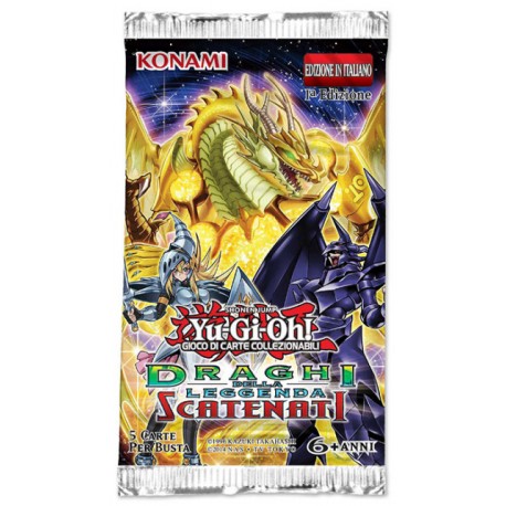 BUSTE YU GI OH DRAGHI DELLA LEGGENDA SCATENATI KONAMI CORPORATION UPPER DECK
