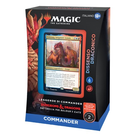 MAZZO MAGIC COMMANDER DD DISSENSO DRACONICO HASBRO WIZARDS