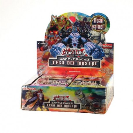 BUSTE YU GI OH BATTLE PACK 3 LEGA MOSTRI BOX KONAMI CORPORATION UPPER DECK