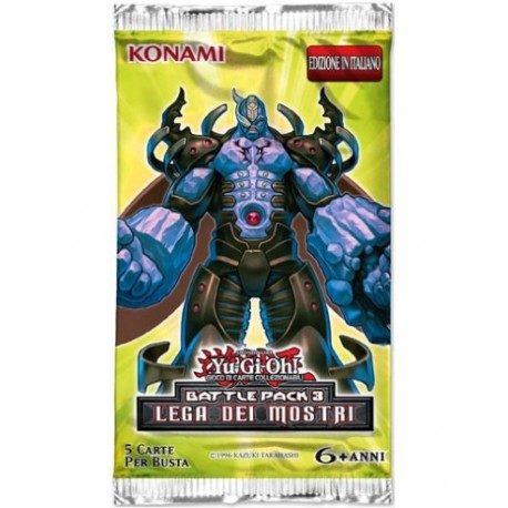 BUSTE YU GI OH BATTLE PACK 3 LEGA MOSTRI KONAMI CORPORATION UPPER DECK