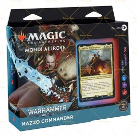 MAZZO MAGIC COMMANDER WAR 40 MONDI POTERI PERNICIOSI HASBRO WIZARDS