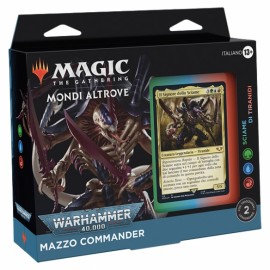MAZZO MAGIC COMMANDER WAR 40 MONDI SCIAME DI TIRANIDI HASBRO WIZARDS