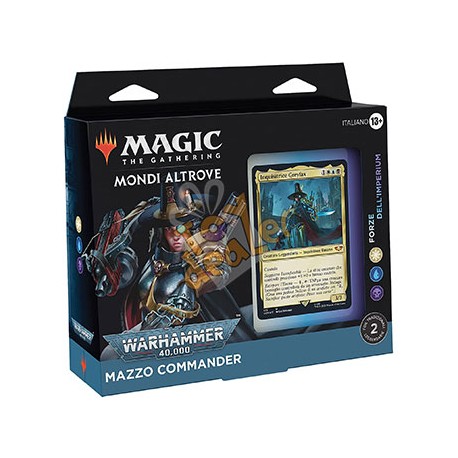 MAZZO MAGIC COMMANDER WAR 40 MONDI FORZE DELL’IMPERIUM HASBRO WIZARDS