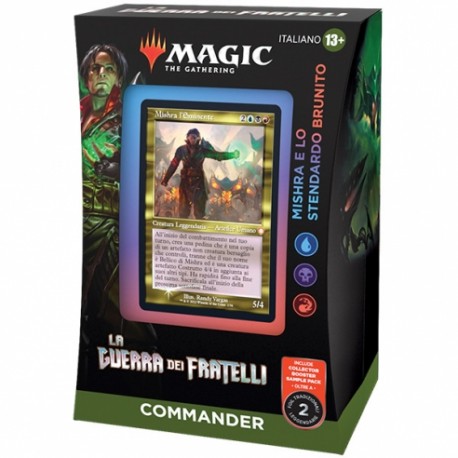 MAZZO MAGIC COMMANDER GUERRA DEI FRATELLI MISHRA HASBRO WIZARDS