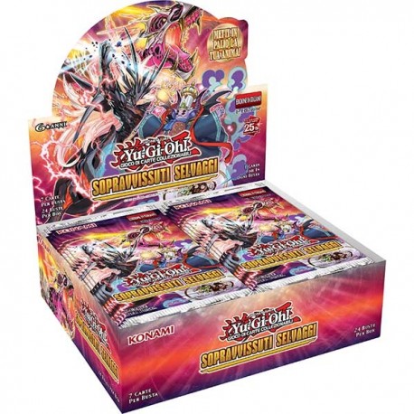 BUSTE YU GI OH SOPRAVVISSUTI SELVAGGI BOX KONAMI CORPORATION UPPER DECK