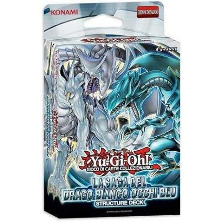 MAZZO YU GI OH SAGA DEL DRAGO BIANCO OCCHI BLU KONAMI CORPORATION UPPER DECK