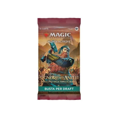 BUSTE MAGIC SIGNORE DEGLI ANELLI RACCONTI DELLA TERRA DRAFT HASBRO WIZARDS