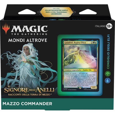 MAZZO MAGIC COMMANDER SIGNORE ANELLI CONSIGLIO ELFI HASBRO WIZARDS
