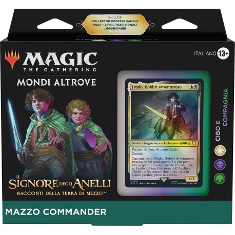 MAZZO MAGIC COMMANDER SIGNORE ANELLI CIBO COMPAGNIA HASBRO WIZARDS