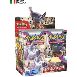 BUSTE POKEMON SPADA SCUDO EVOLUZIONE A PALDEA BOX POKèMON COMPANY
