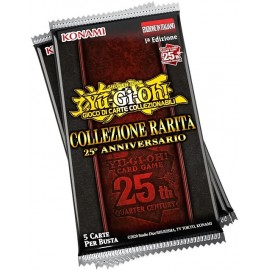 BUSTE DI YUGIOH COLLEZIONE RARITA' 25 ANNIVERSARIO BOX KONAMI