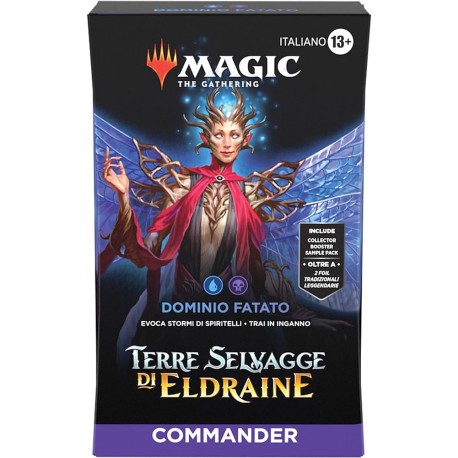MAZZO COMMANDER TERRE SELVAGGE DI ELDRAINE DOMINIO FATATO HASBRO WIZARDS