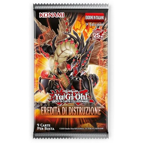 BUSTE YUGIOH EREDITA' DI DISTRUZIONE KONAMI CORPORATION