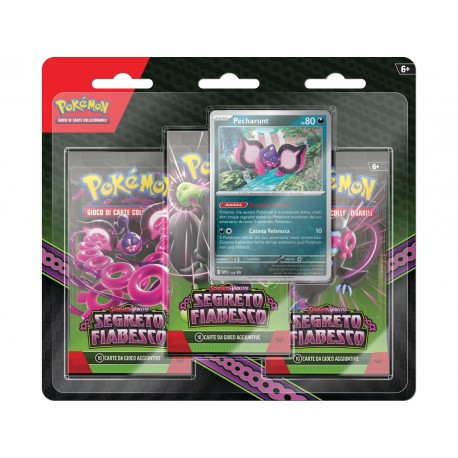 BUSTE POKEMIN SCARLATO E VIOLETTO SEGRETO FIABESCO PACK DI 3 POKèMON COMPANY