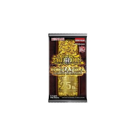 BUSTE DI YUGIOH COLLEZIONE BONANZA QUARTO DI SECOLO KONAMI