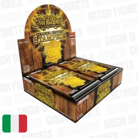 BUSTE DI YUGIOH ASSALTO QUARTO DI SECOLO BOX KONAMI