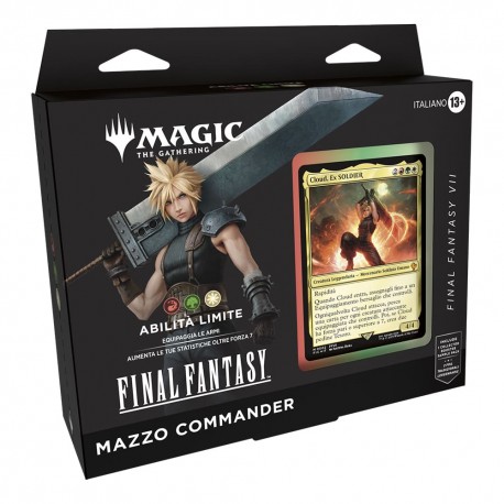 MAZZO MAGIC COMMANDER FINAL FANTASY ABILITA’ LIMITE HASBRO WIZARDS