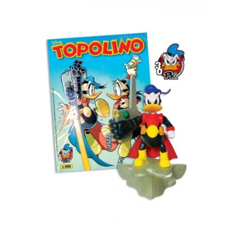 TOPOLINO CON STATUA DI PK n. 3668