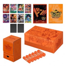 ONE PIECE CARD GAME JAPANESE 3RD ANNIVERSARY SET TUTTO IN INGLESE BANDAI