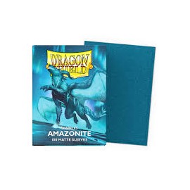 BUSTINE PROTEGGI CARD MAGIC 100 PEZZI AMAZONITE MATTE DRAGON SHIELD