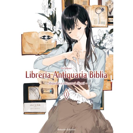 LIBRERIA ANTIQUARIA BIBLIA SHIORIKO E I BIZZARRI CLIENTI ROMANZO EN MIKAMI n. 1