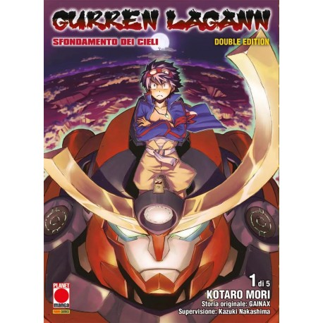 GURREN LAGANN SFONDAMENTO DEI CIELI DOUBLE EDITION KOTARO MORI DI 5 n. 1