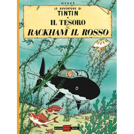 AVVENTURE DI TINTIN TESORO DI RACKHAM IL ROSSO n. 12
