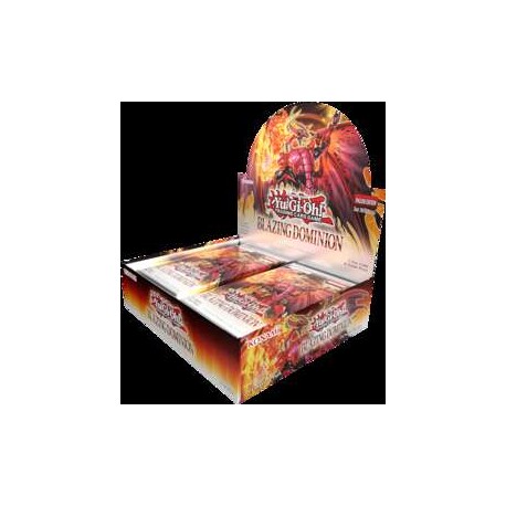 BUSTE DI YUGIOH DOMINIO FIAMMEGGIANTE BOX KONAMI