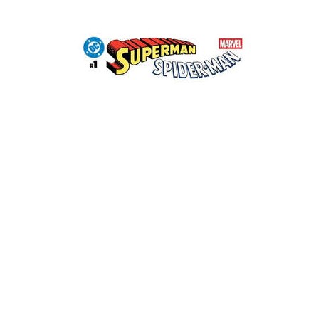 SUPERMAN SPIDERMAN BLANK VARIANT n. 1