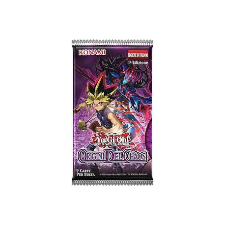 BUSTE DI YUGIOH ORIGINE DEL CHAOS KONAMI