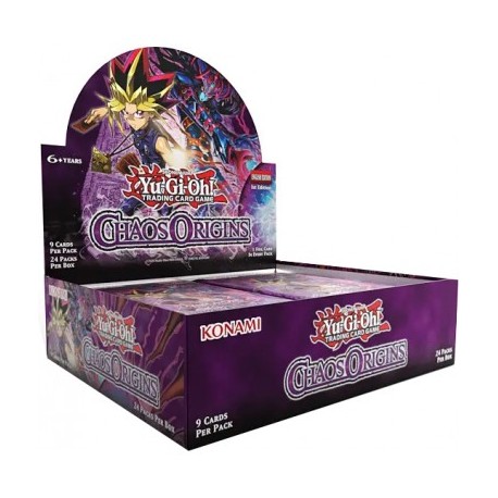 BUSTE DI YUGIOH ORIGINE DEL CHAOS BOX KONAMI